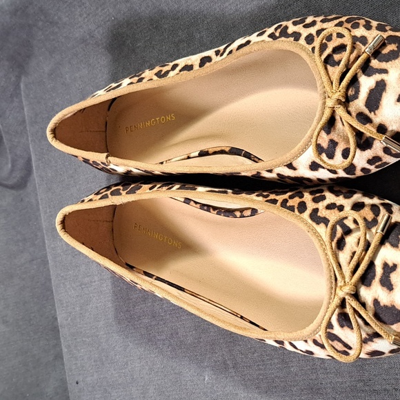 Penningtons Cheetah Print Extra Wide Width Ballet Flats NEW 11WW - Picture 6 of 13